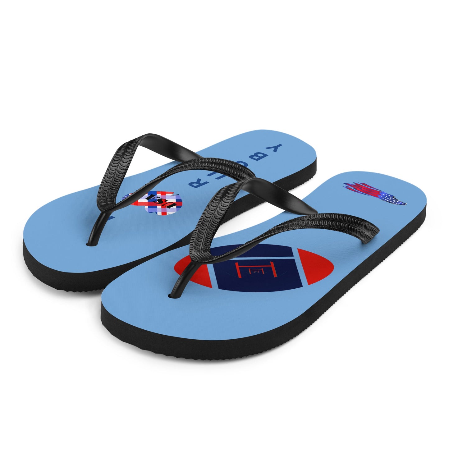 I Love Rugby Flip-Flops