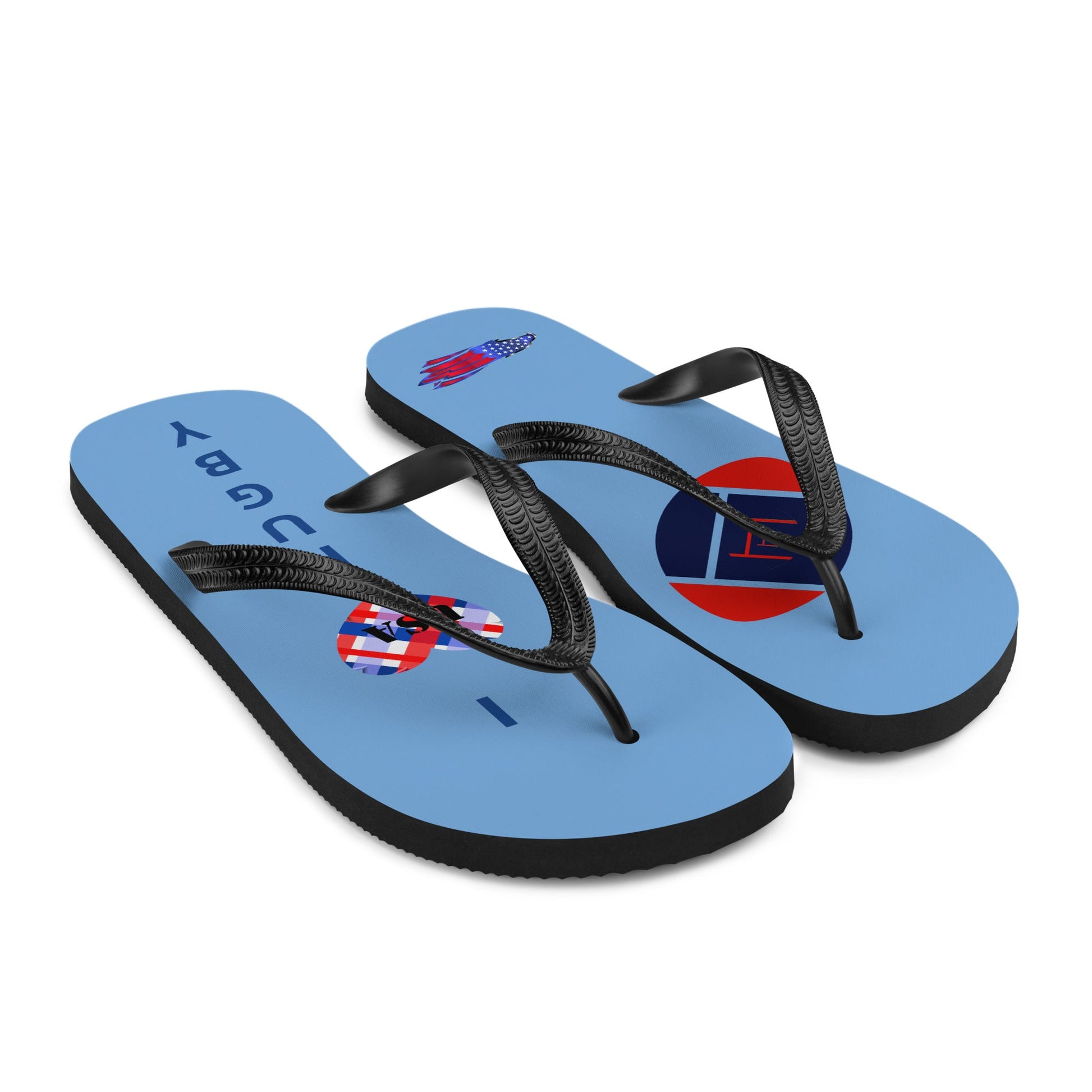 I Love Rugby Flip-Flops