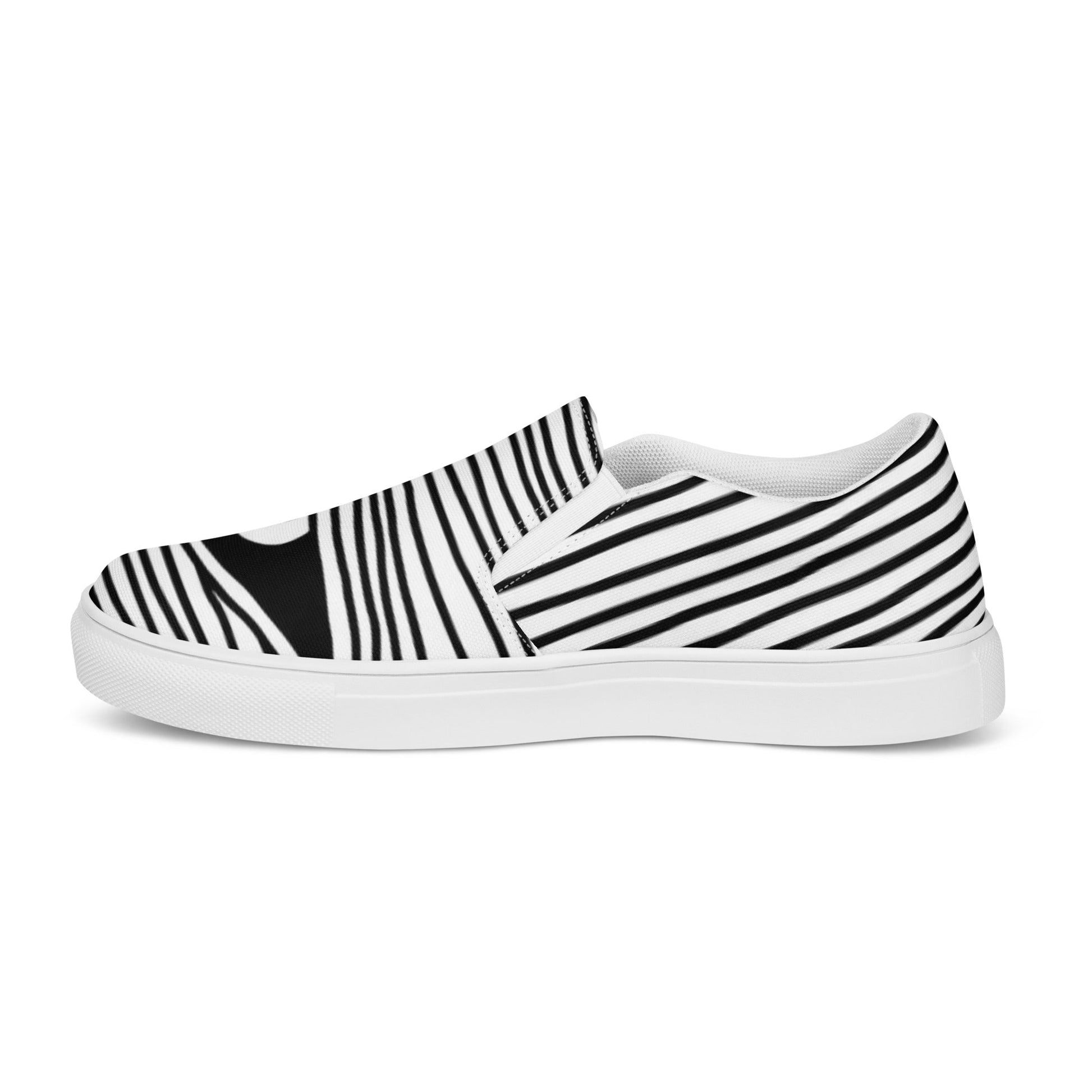 I spy with my little eye women's slip-on canvas shoes