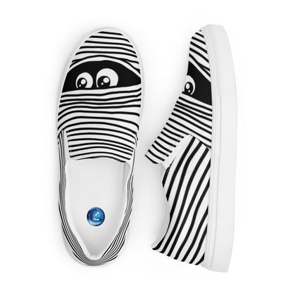 I spy with my little eye women's slip-on canvas shoes