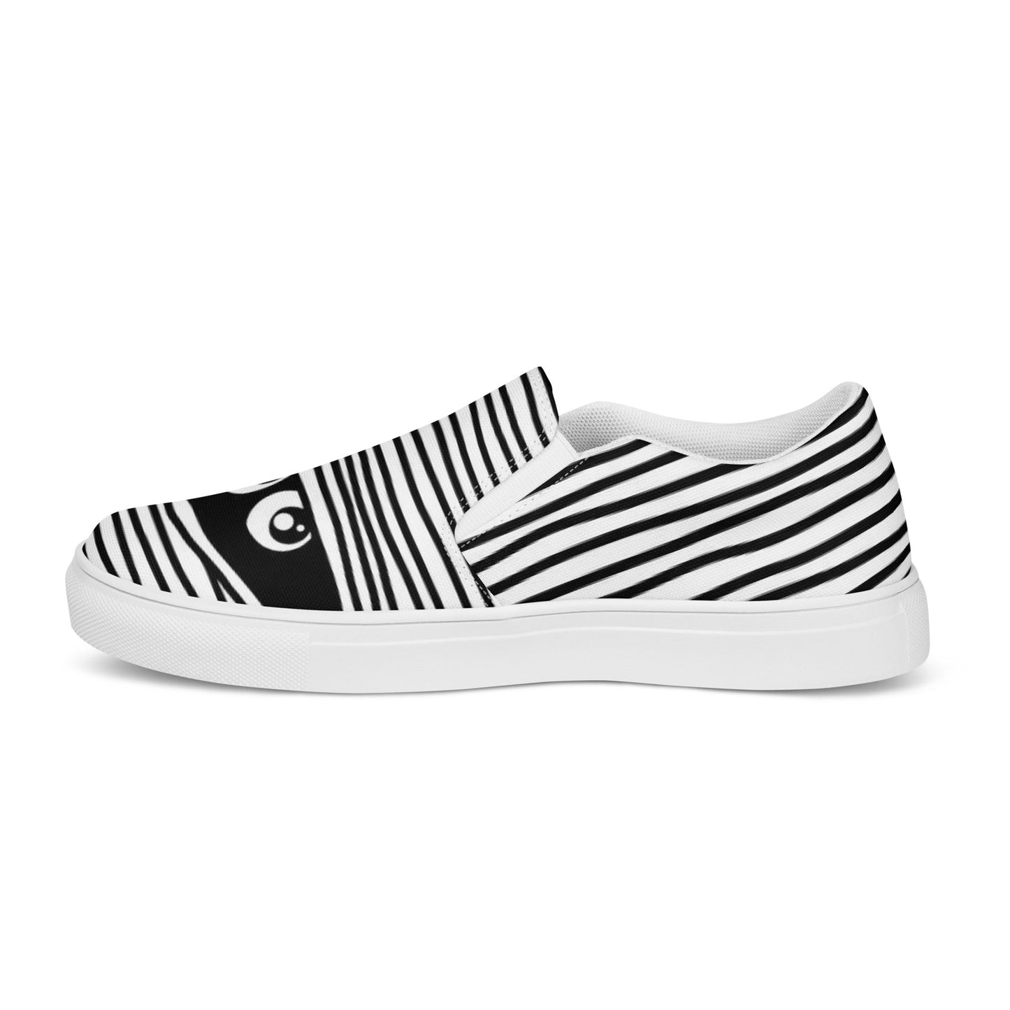 I spy with my little eye women's slip-on canvas shoes