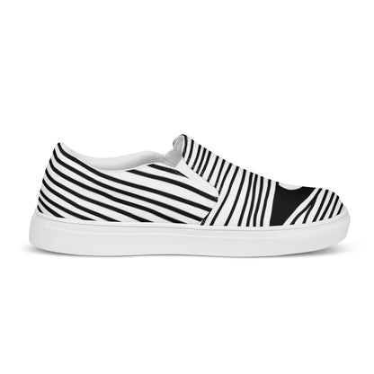 I spy with my little eye women's slip-on canvas shoes