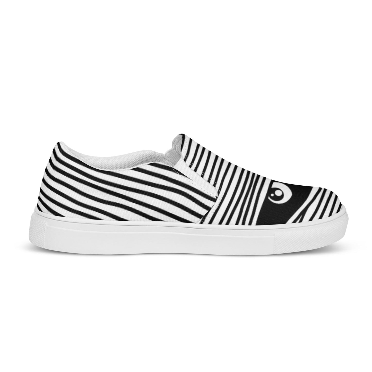 I spy with my little eye women's slip-on canvas shoes