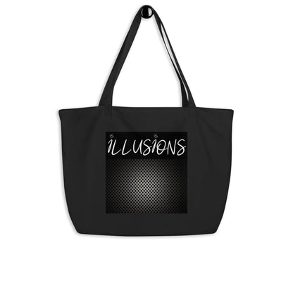 Illusions Large organic tote bag