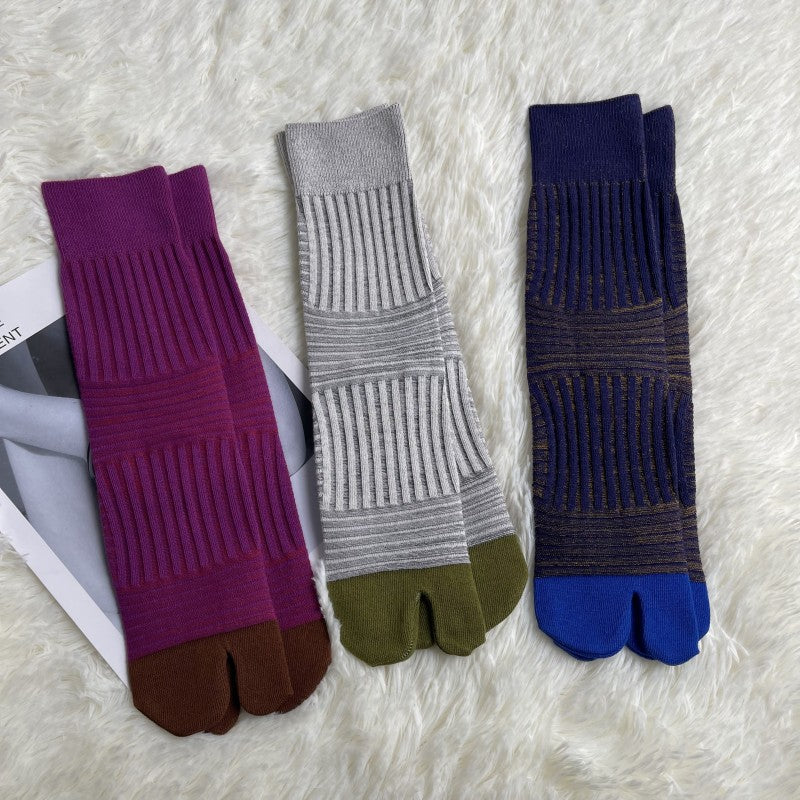 Japanese Tabi Cotton Warm socks for Flip Flops