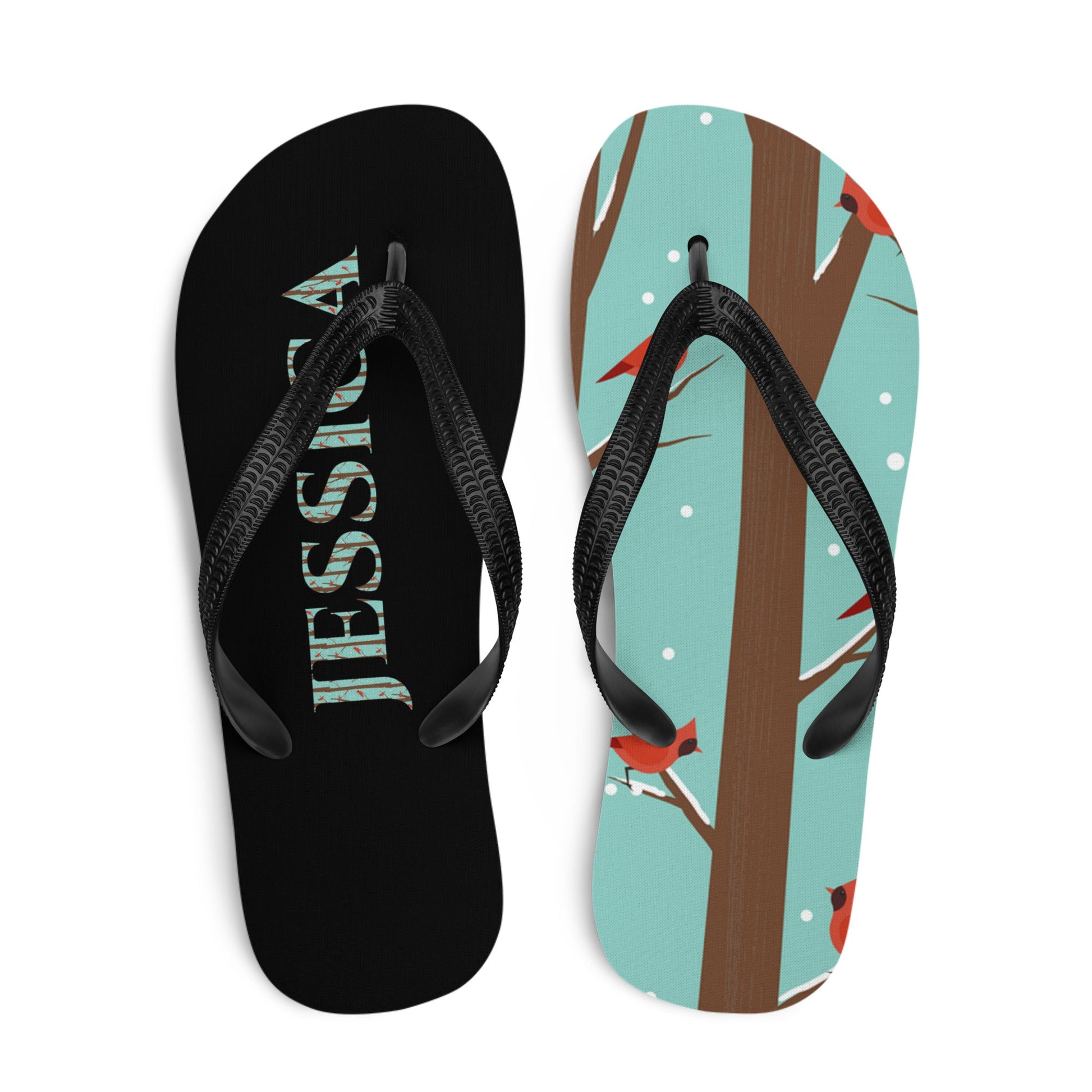 Jessica's flip flops