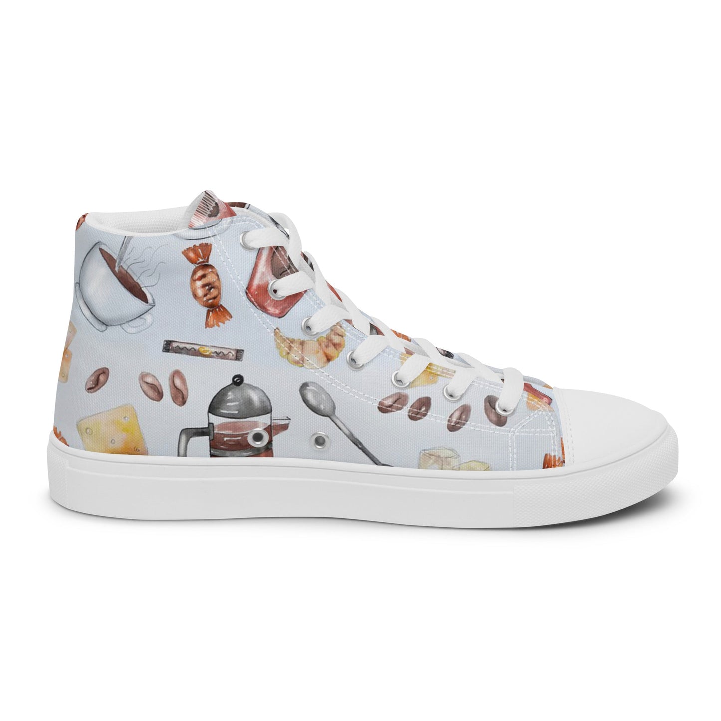 Le Petit Cafe - Women’s high top canvas shoes