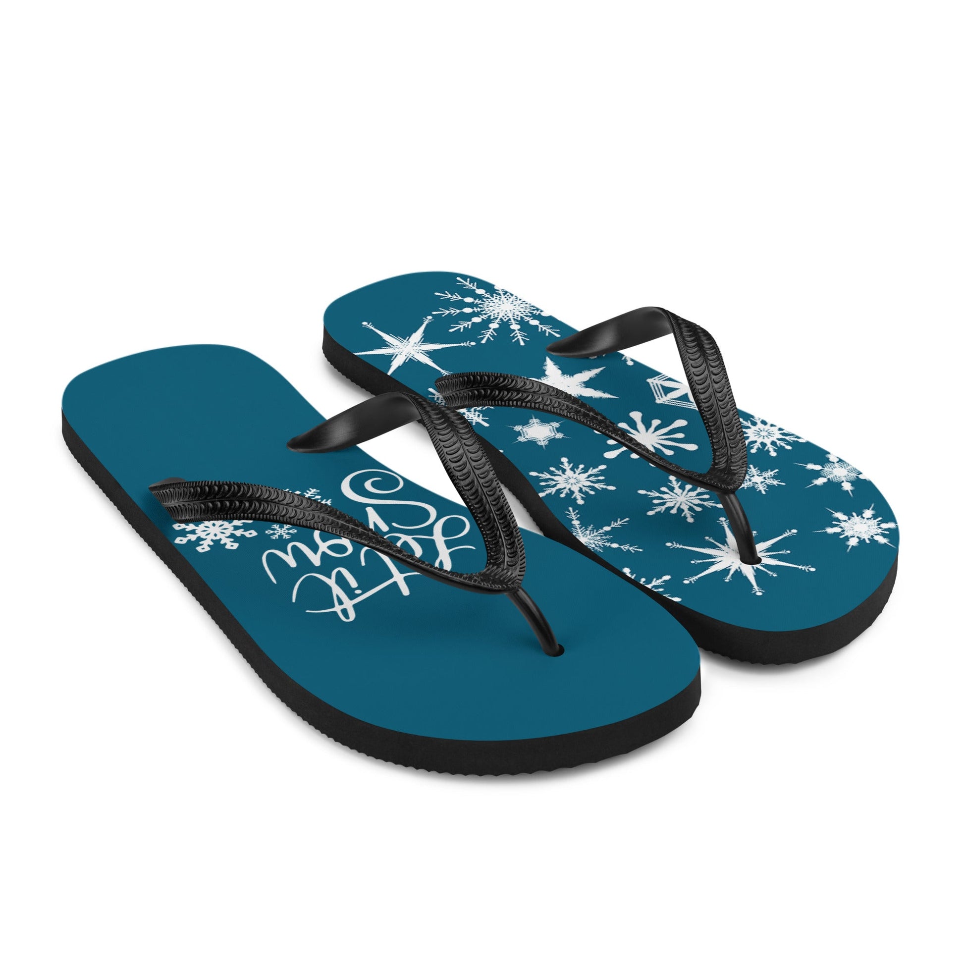 Let it Snow Flip-Flops