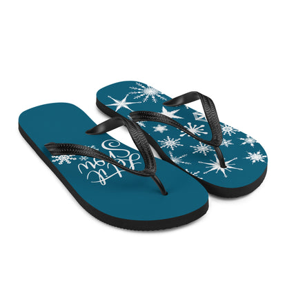 Let it Snow Flip-Flops