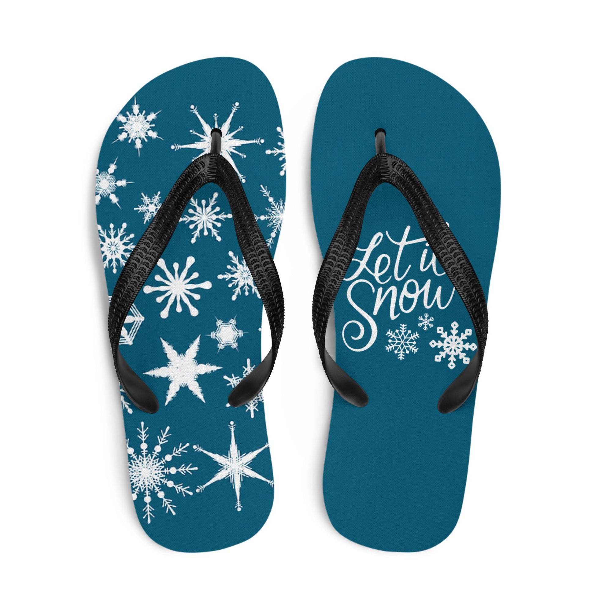 Let it Snow Flip-Flops