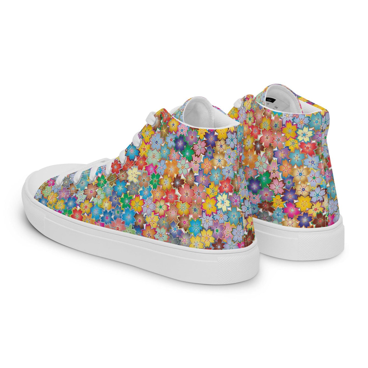 Liberty Flowers high top canvas shoes