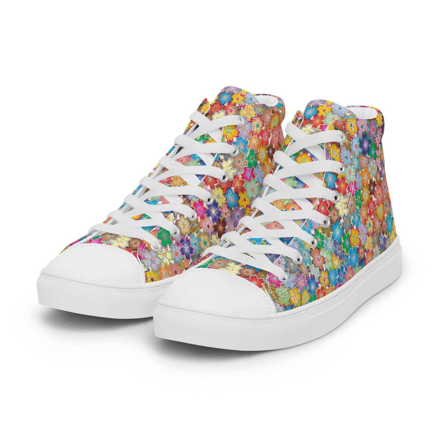 Liberty Flowers high top canvas shoes