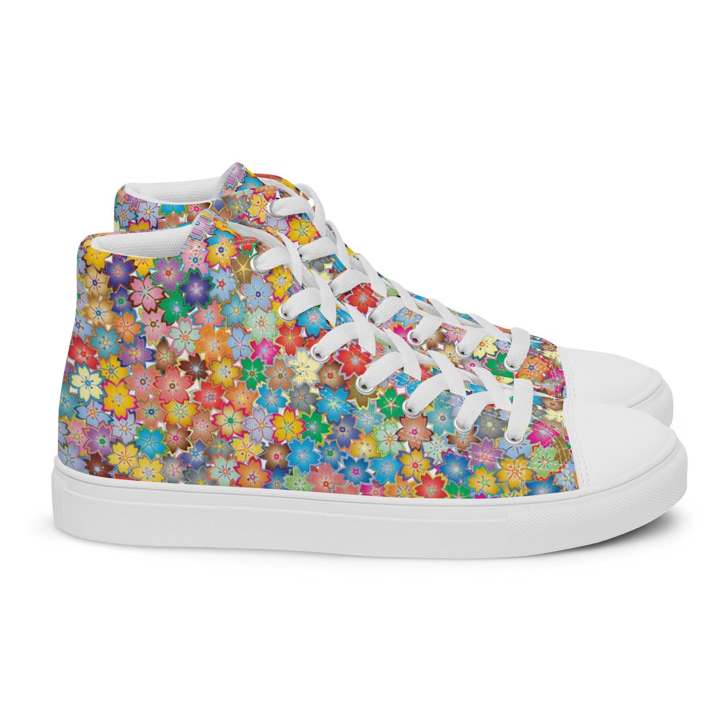 Liberty Flowers high top canvas shoes