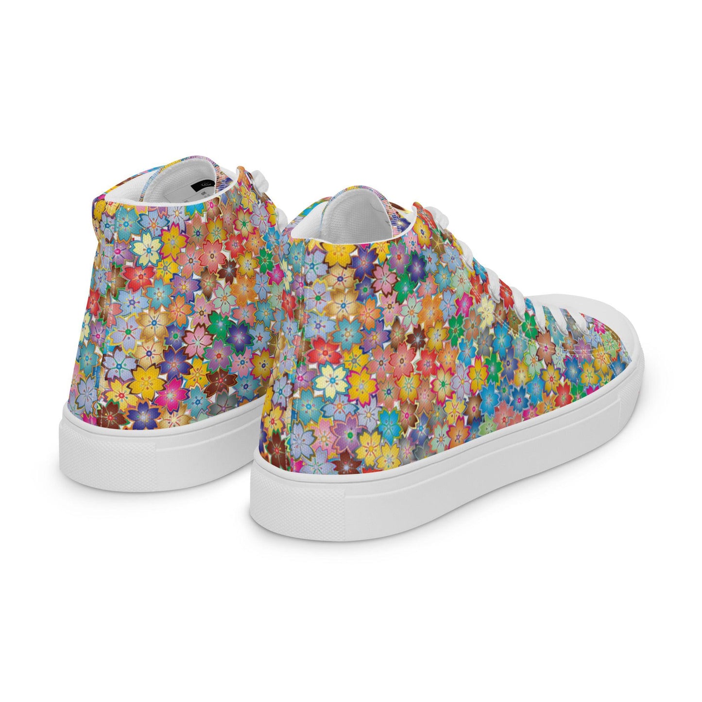 Liberty Flowers high top canvas shoes