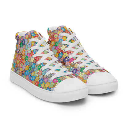 Liberty Flowers high top canvas shoes