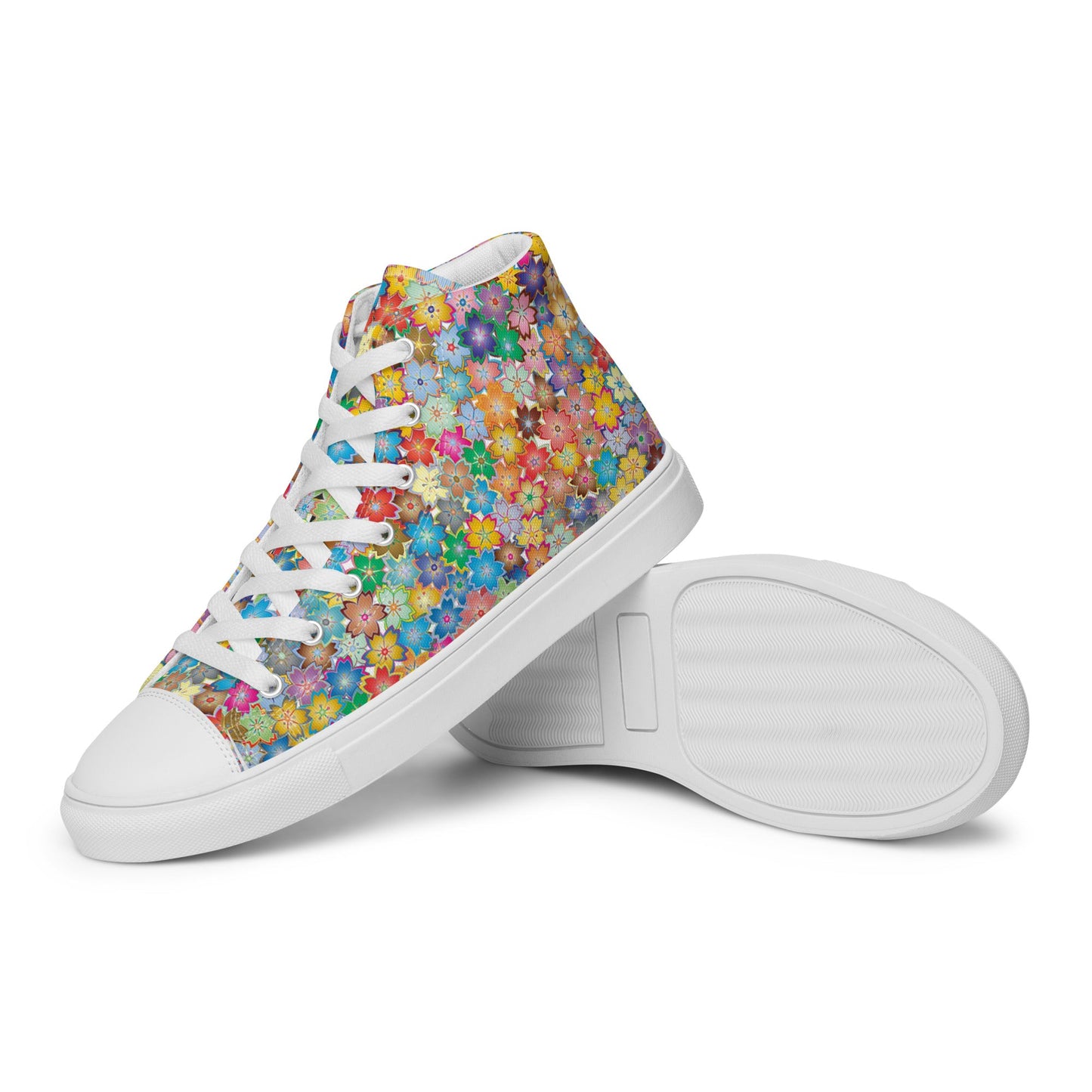 Liberty Flowers high top canvas shoes