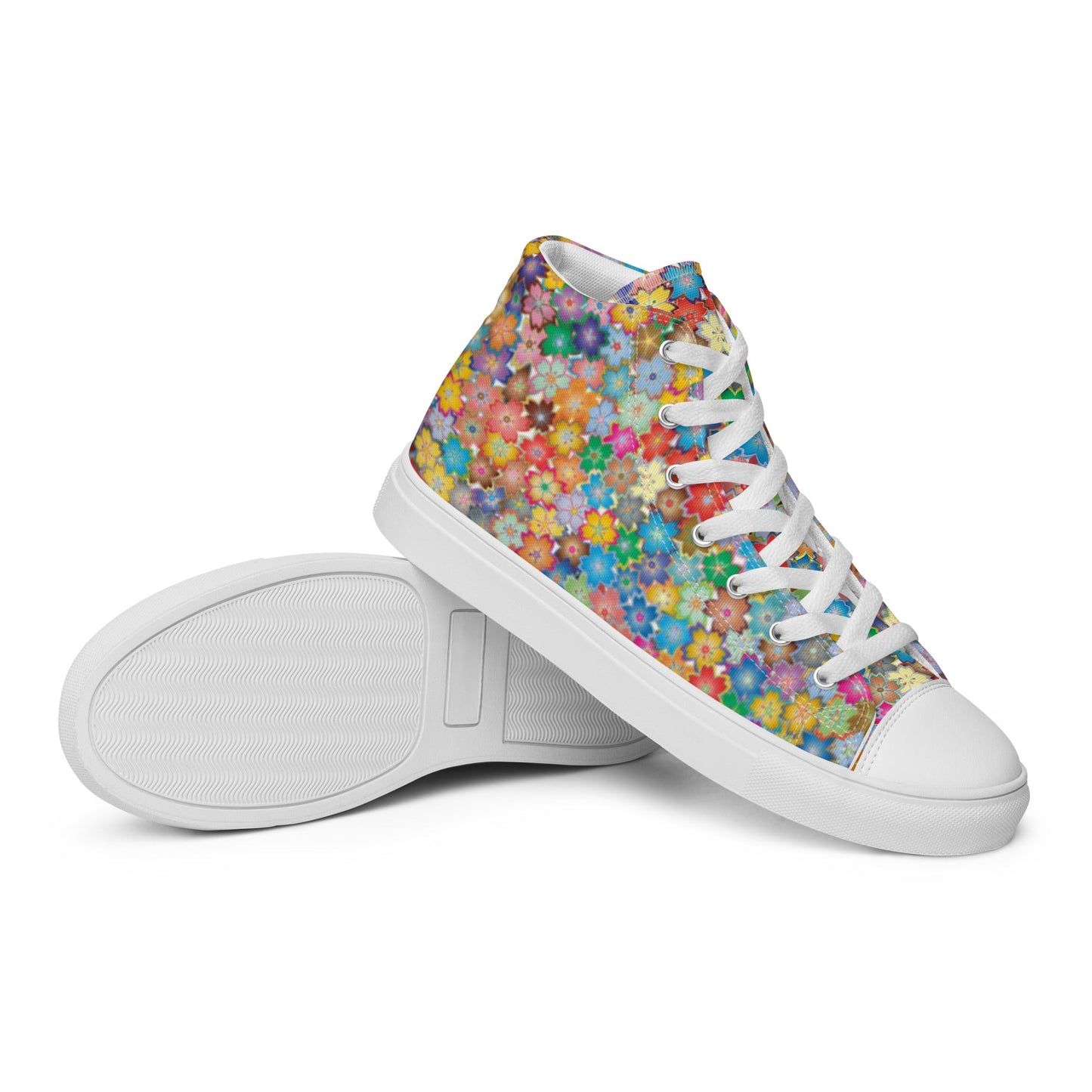 Liberty Flowers high top canvas shoes