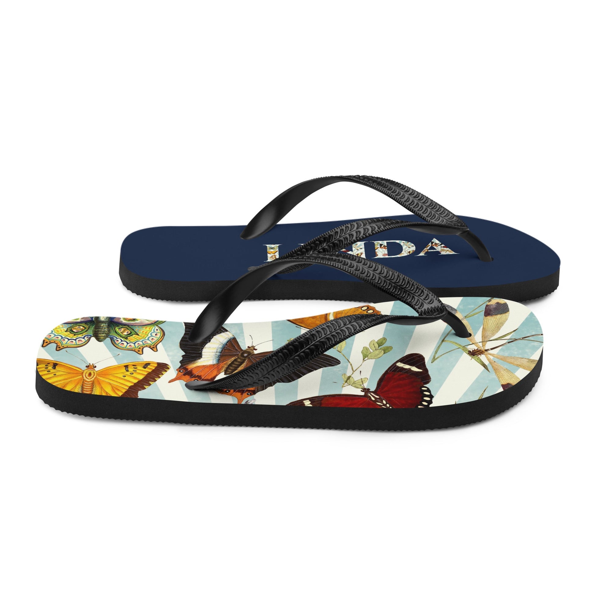 Linda Customized Name flip flop