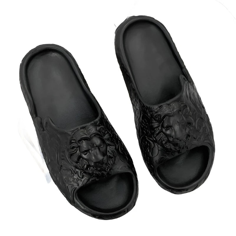 Lion's Head - Men's Slippers Sandals