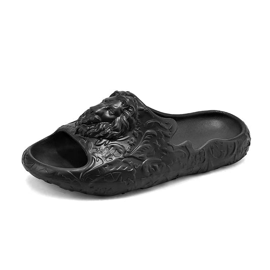 Lion's Head - Men's Slippers Sandals