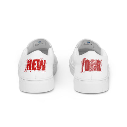 Love New York women's slip-on canvas shoes