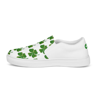 Lucky Charm men's slip-on canvas shoes