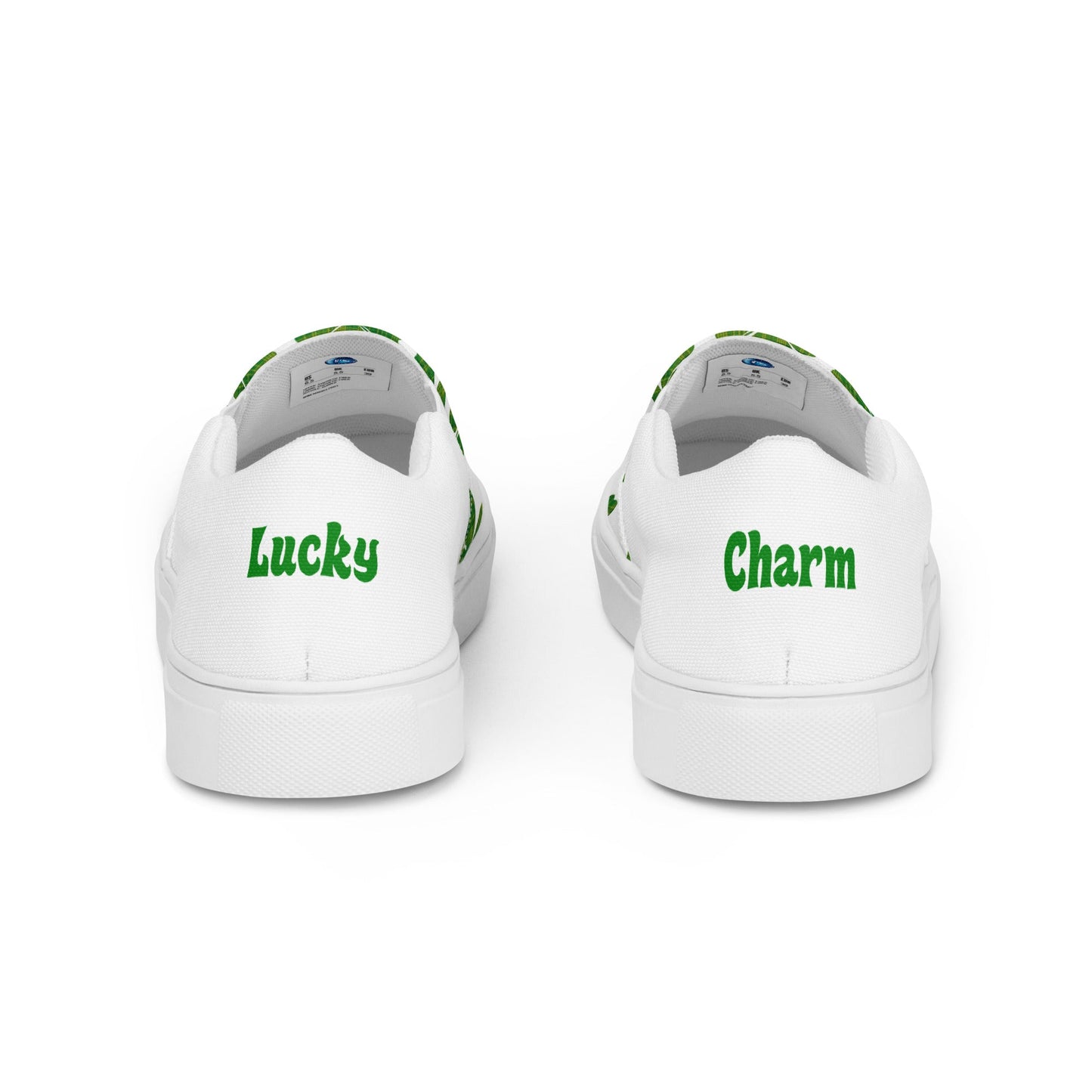 Lucky Charm men's slip-on canvas shoes