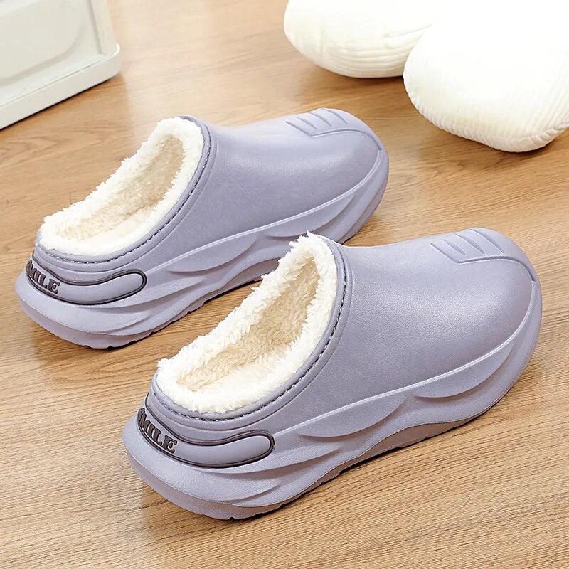 Luxe Comfort Men's Plush-Lined Clogs