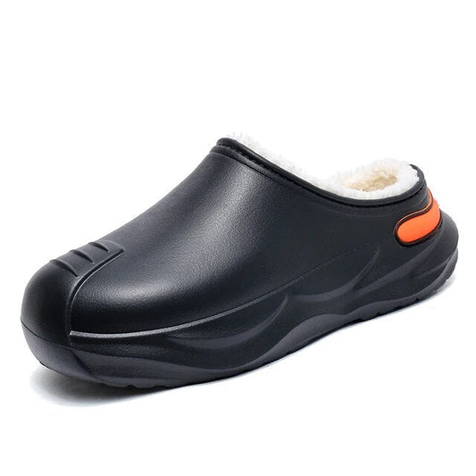 Luxe Comfort Men's Plush-Lined Clogs