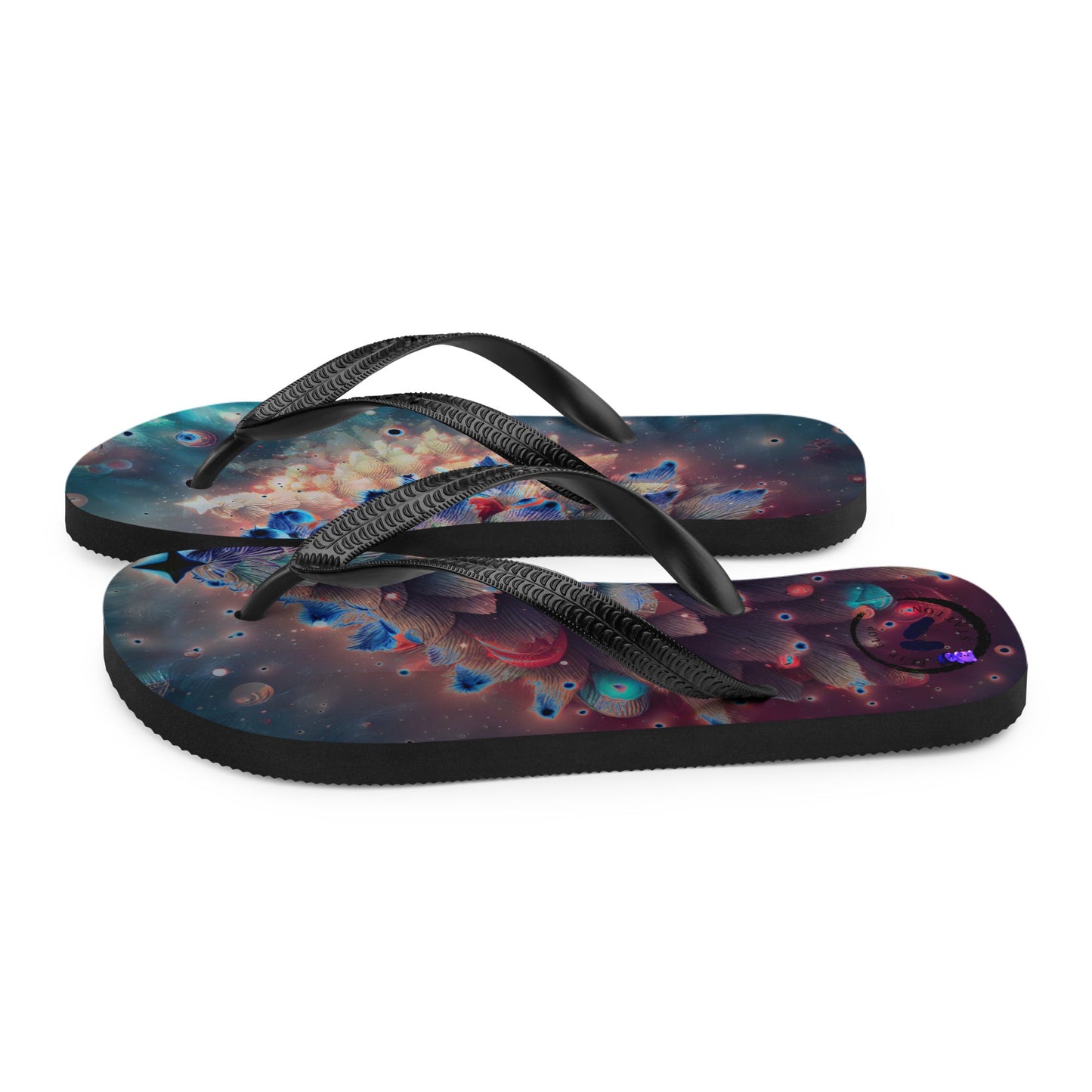 Magical feathers - Christmas Flip-Flops