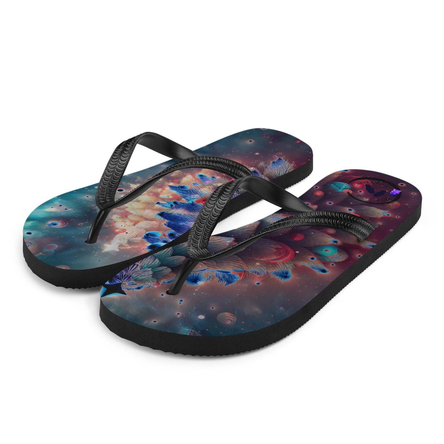 Magical feathers - Christmas Flip-Flops