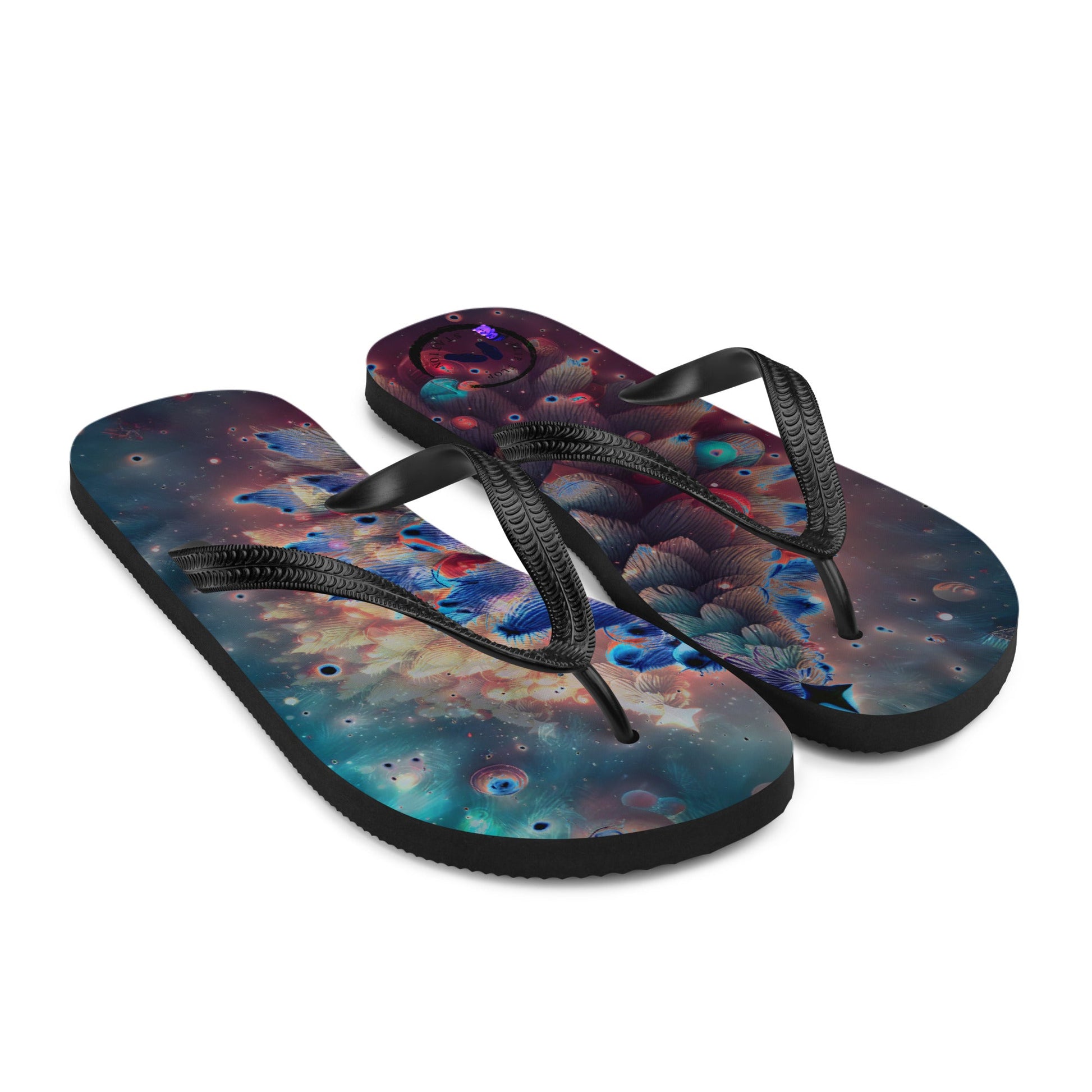 Magical feathers - Christmas Flip-Flops