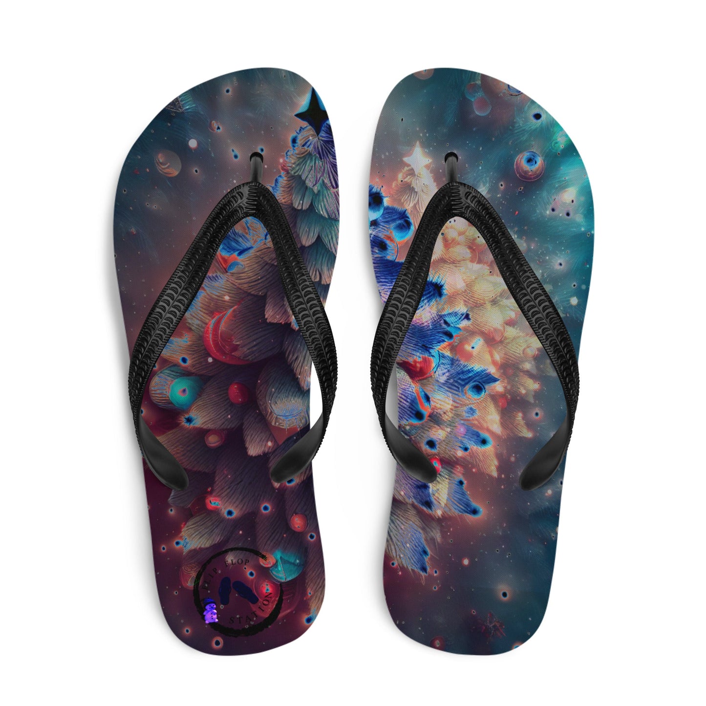 Magical feathers - Christmas Flip-Flops