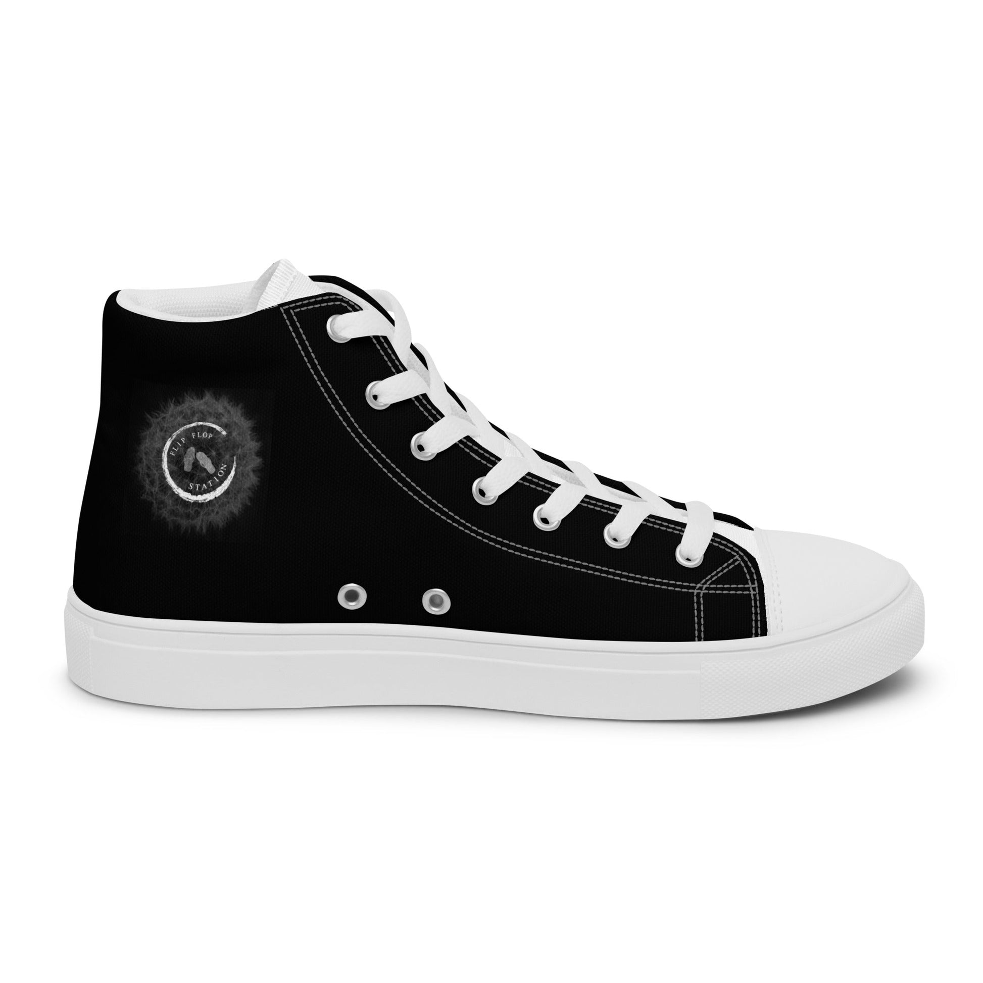 Make a Wish - Women’s high top canvas shoes