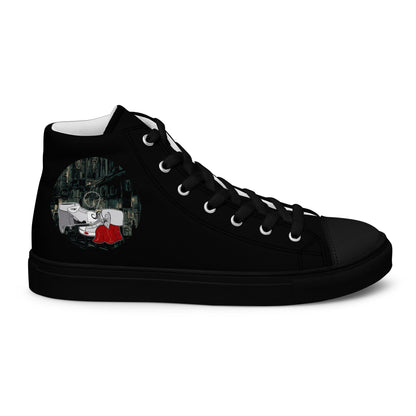 Masquerade Ball - Men’s high top canvas shoes