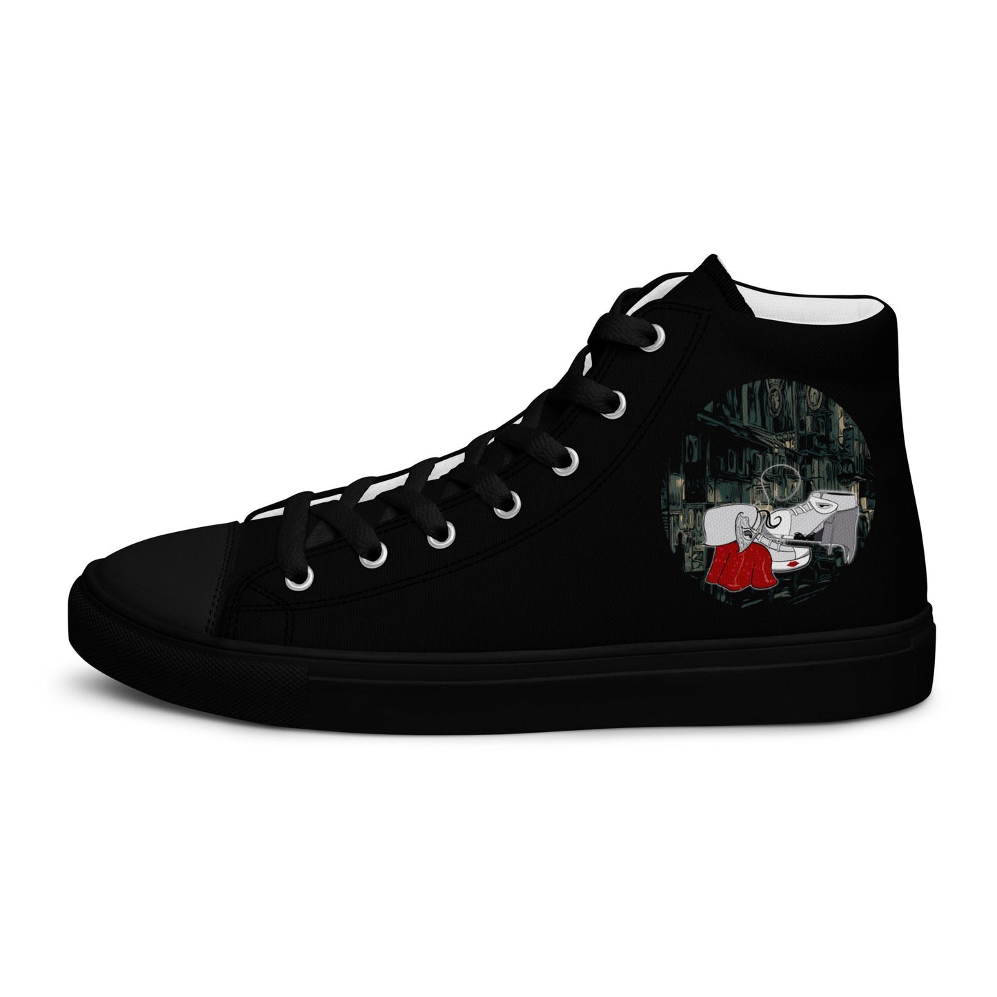 Masquerade Ball - Men’s high top canvas shoes