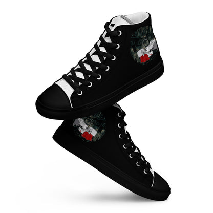 Masquerade Ball - Women’s high top canvas shoes