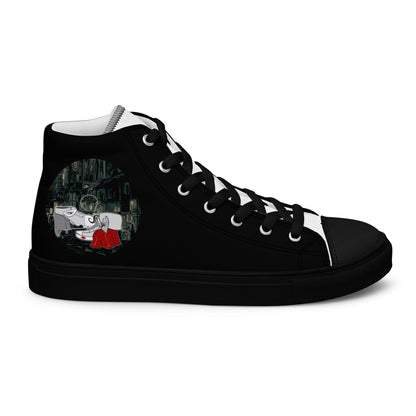 Masquerade Ball - Women’s high top canvas shoes