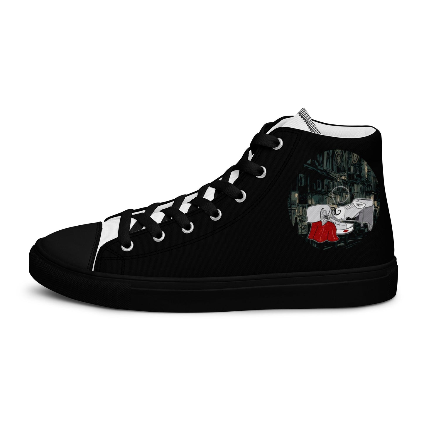 Masquerade Ball - Women’s high top canvas shoes