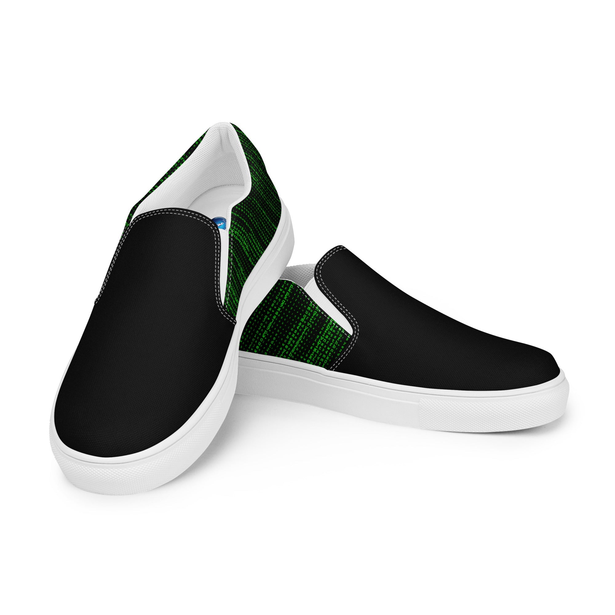 Men’s slip-on canvas shoes buying in Green Diamond