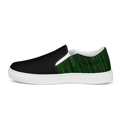 Matrix Heel men's slip-on canvas shoes