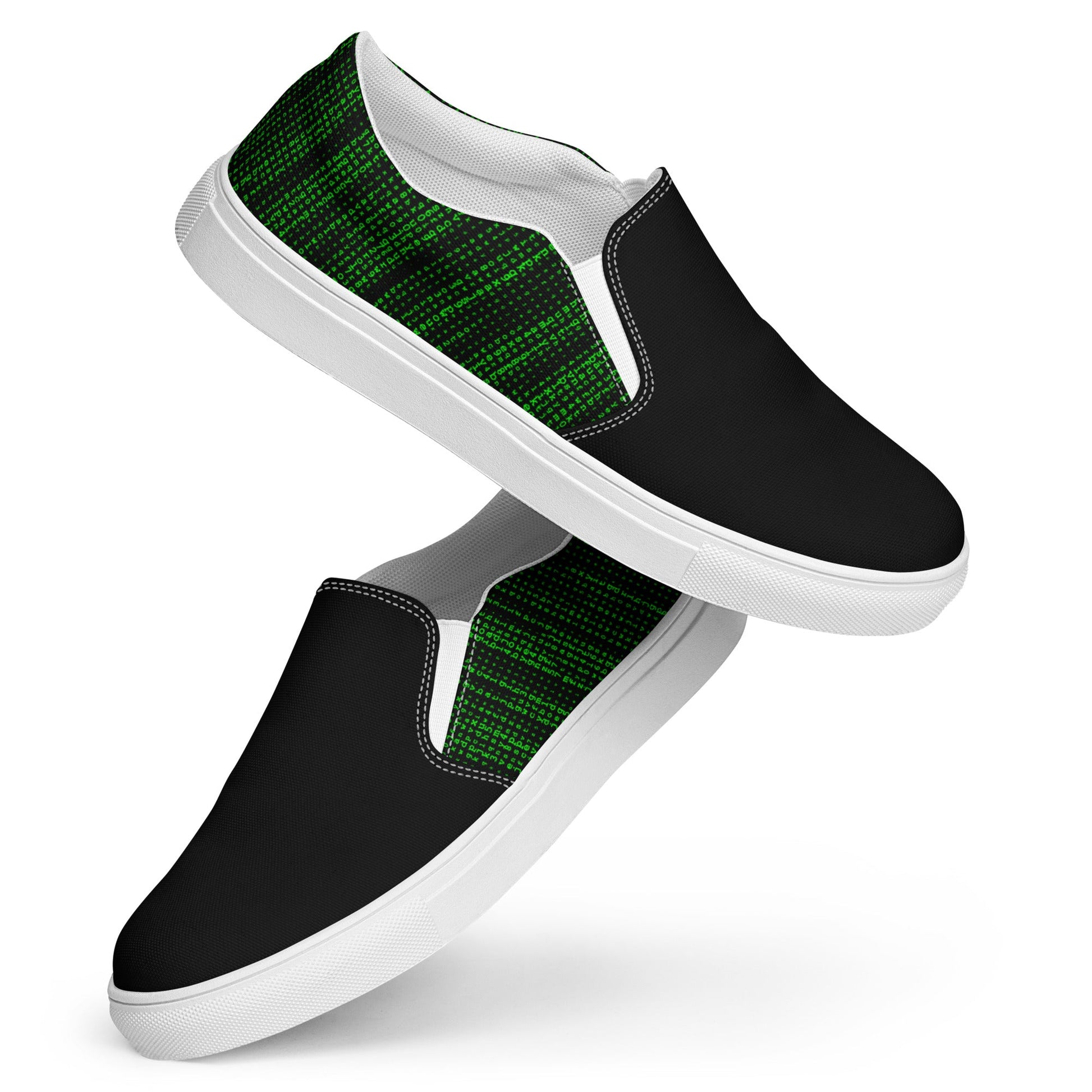 Matrix Heel men's slip-on canvas shoes