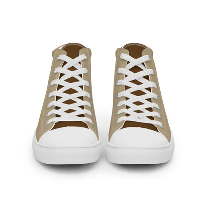 Mayan Ostrich high top canvas shoes