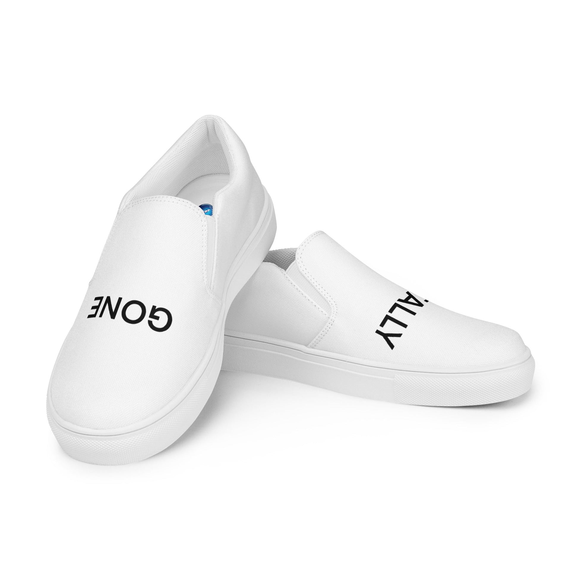 Mentally Gone men's slip-on canvas shoes