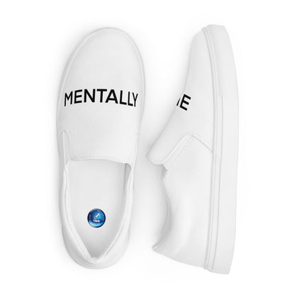 Mentally Gone men's slip-on canvas shoes