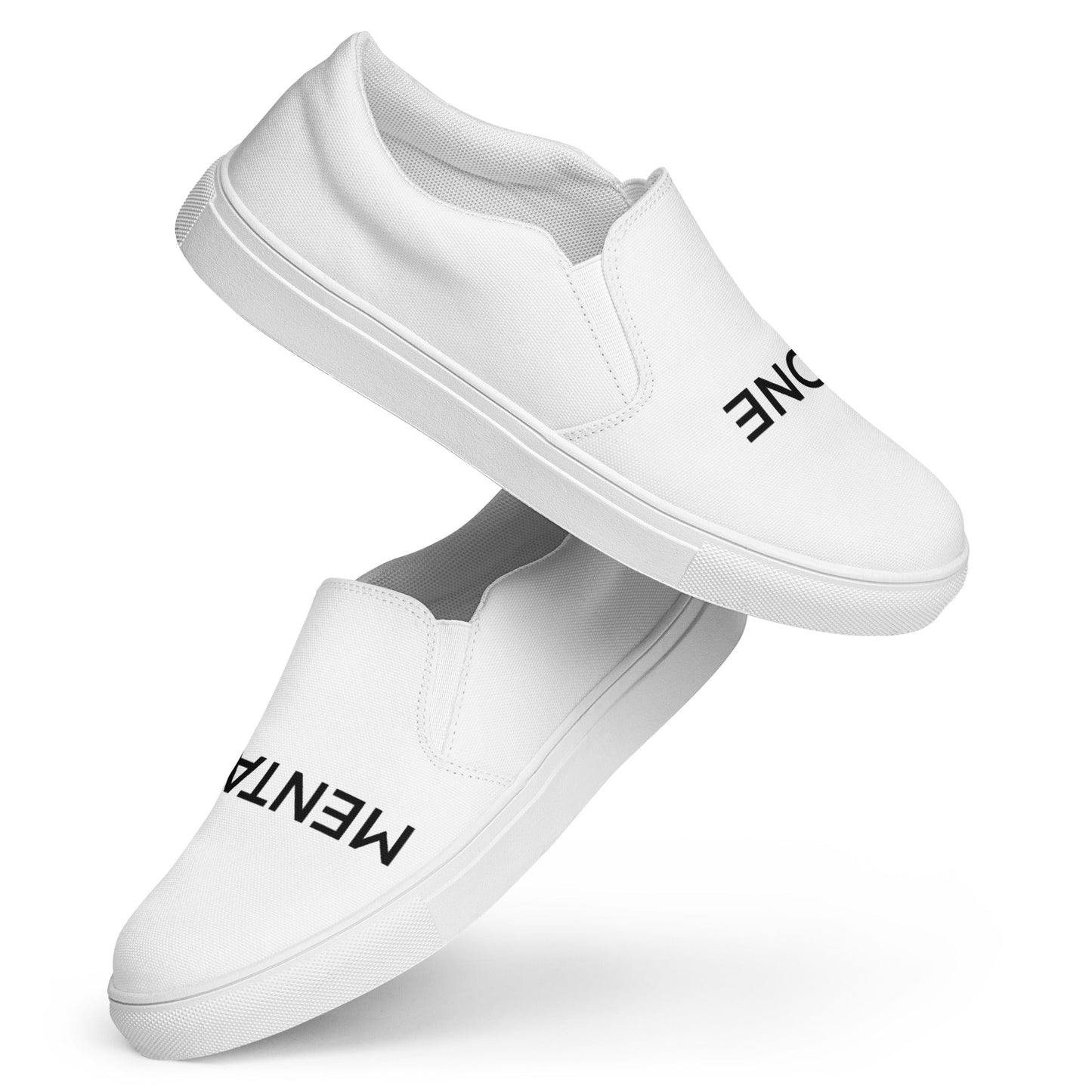 Mentally Gone men's slip-on canvas shoes