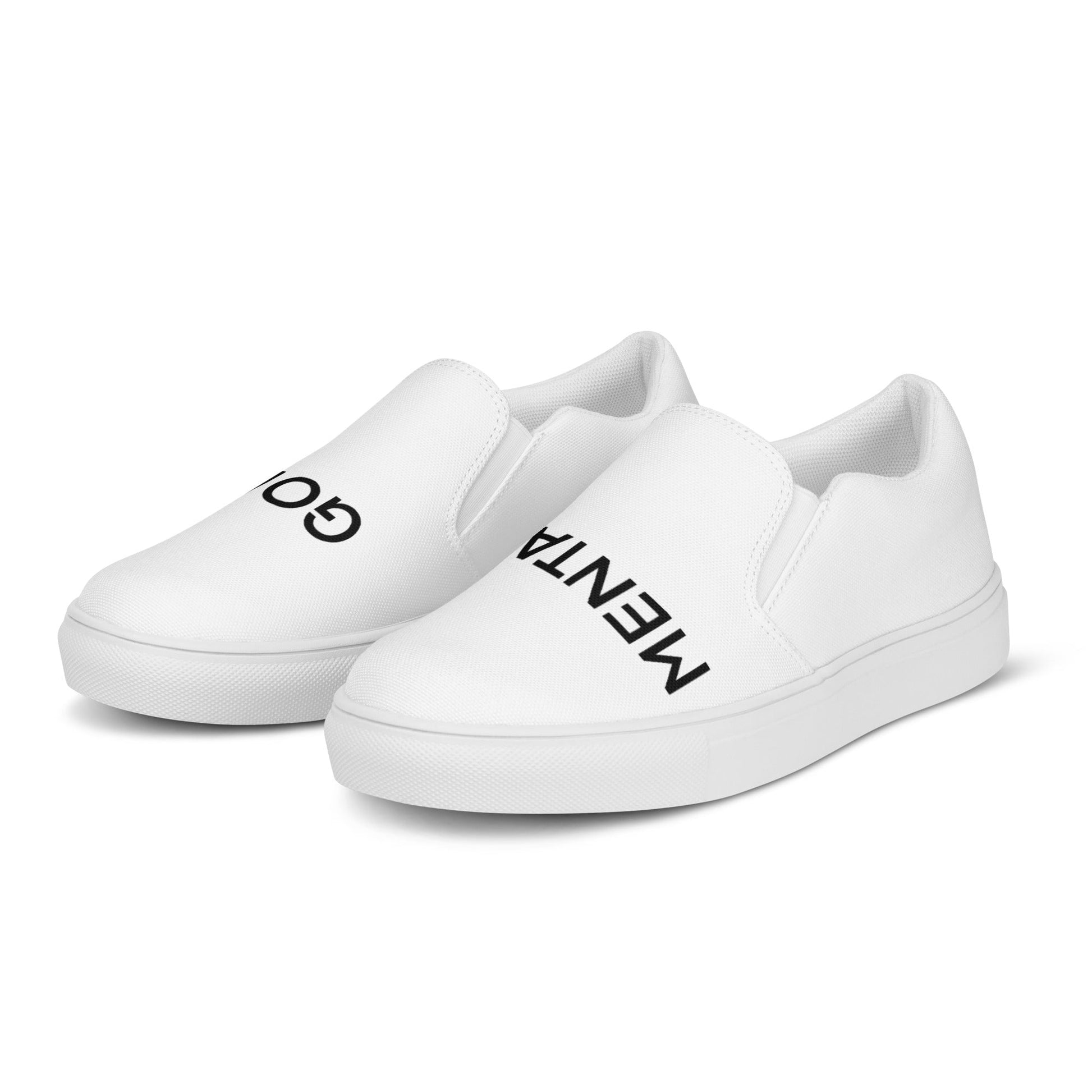 Mentally Gone men's slip-on canvas shoes