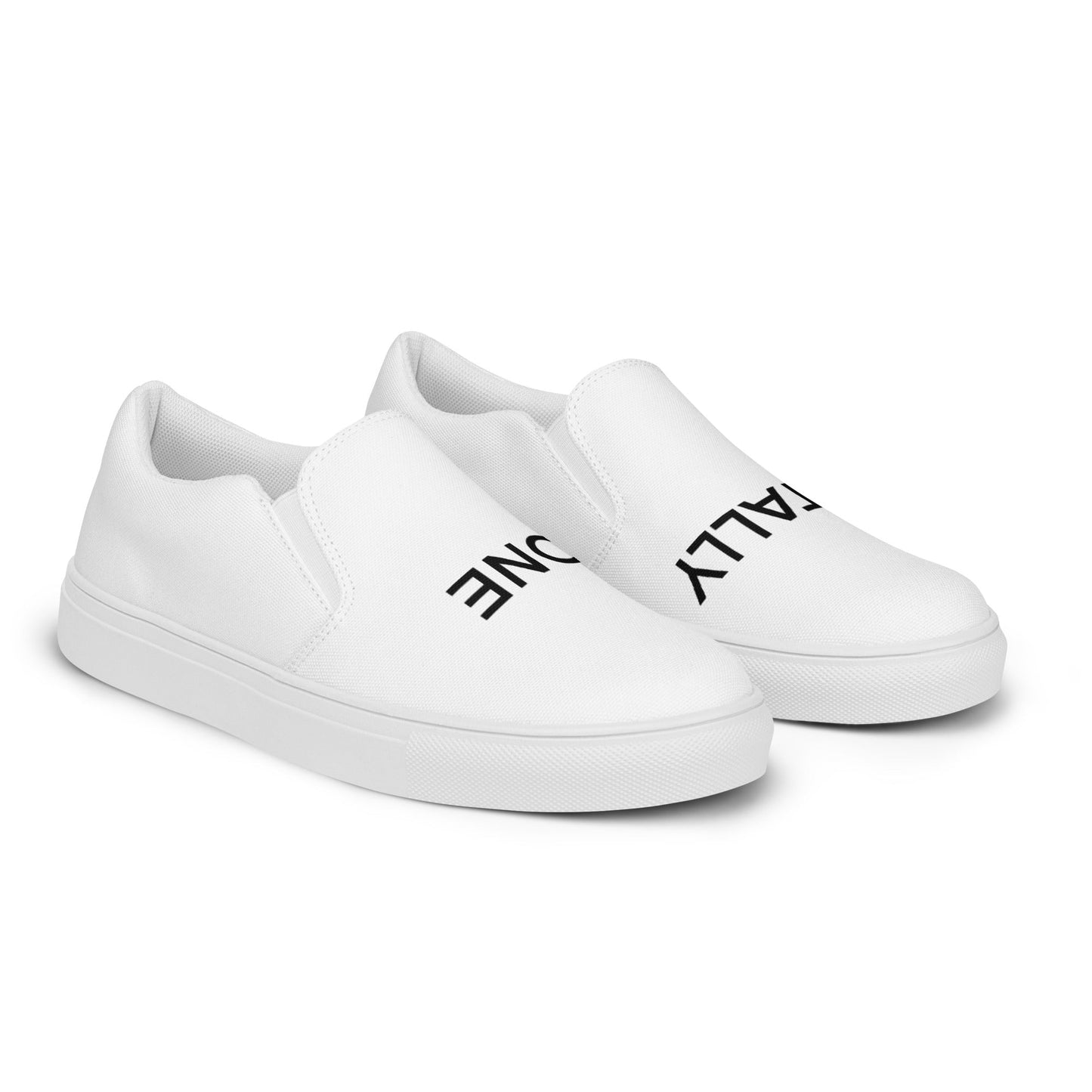 Mentally Gone men's slip-on canvas shoes