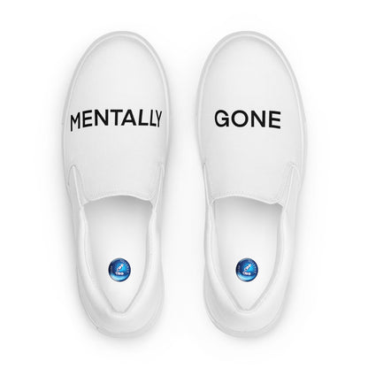 Mentally Gone men's slip-on canvas shoes