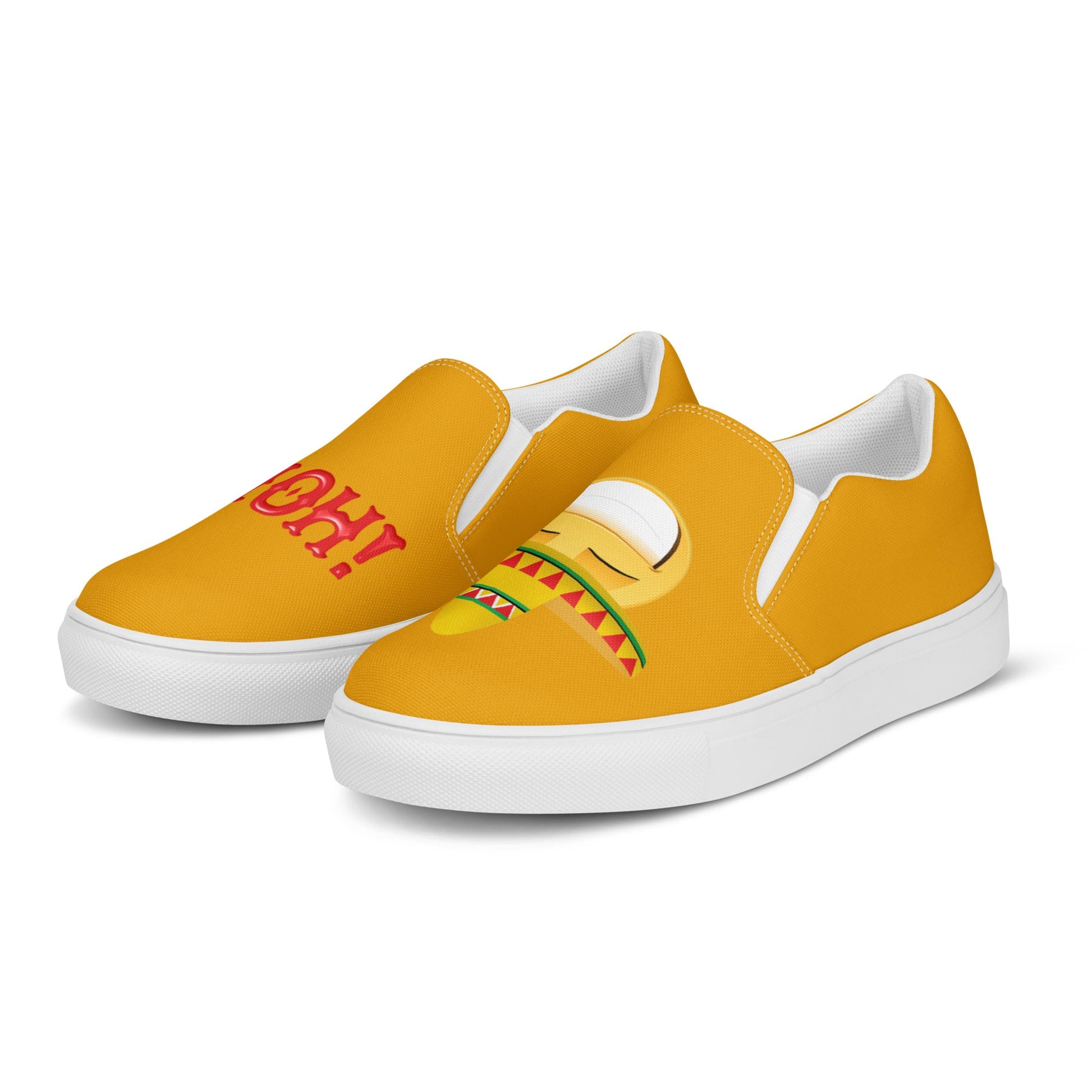 Mexican Smile men's slip-on canvas shoes